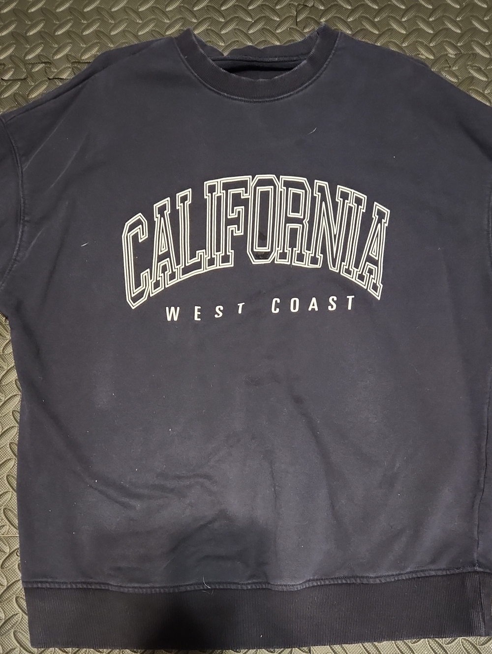 Amazon Navy Blue 'California West Coast' Crewneck Sweatshirt